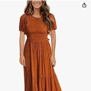 Size small beautiful rust/orange dress!